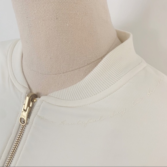 Gymshark x Whitney Simmons Reversible Oversized Jacket Coat White Sherpa Size XS - Picture 5 of 9